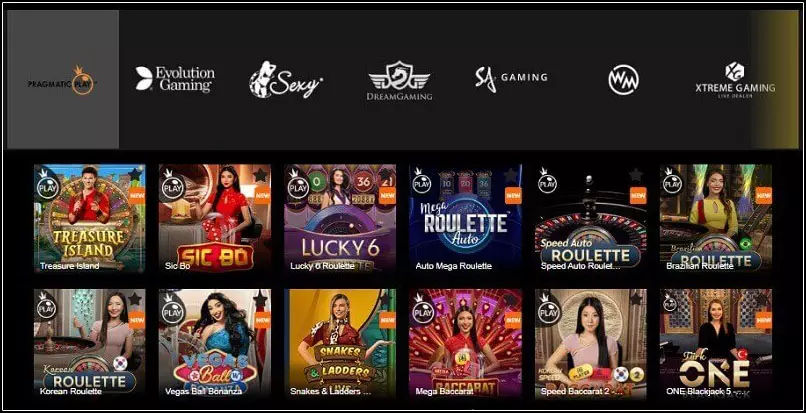 jilibet's live casino